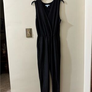 She + Sky Black Sleeveless Jumpsuit